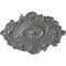 Ekena Millwork Strasbourg Ceiling Medallion, Hand-Painted Platinum, 30 1/2"W x 20"H x 1 1/2"P CM30SGPLS - alternate 1